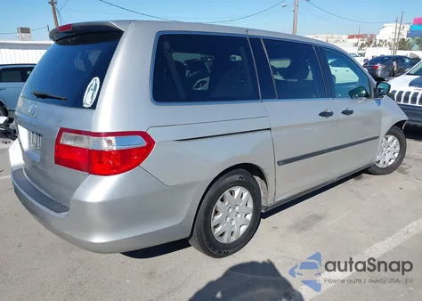 2006 Honda Odyssey Lx z USA, uszkodzony, nr VIN 5FNRL38256B094649